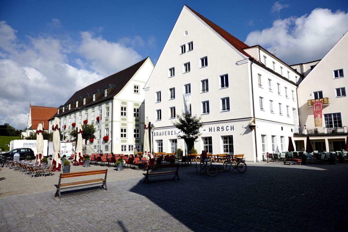 Akzent Brauerei Hotel Hirsch Ottobeuren Dış mekan fotoğraf